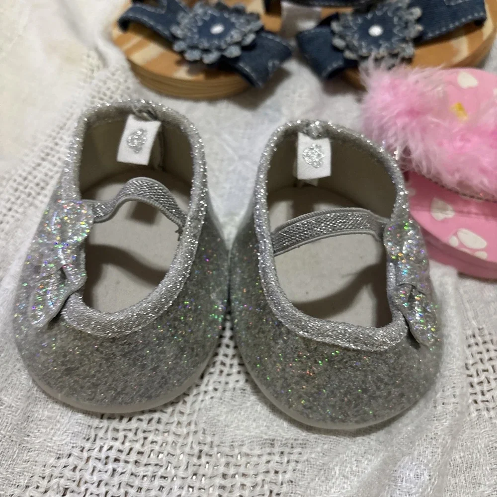 LOT OF BUILD A BEAR SHOES - 3 PAIR